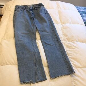 Agolde Light Blue Straight Leg Jeans